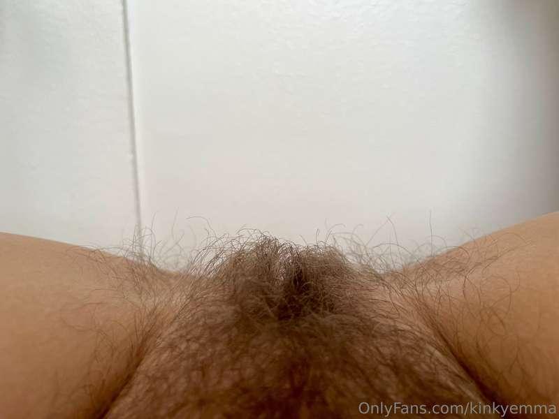 Not balls to the wall, but hairy pussy to the wall! 