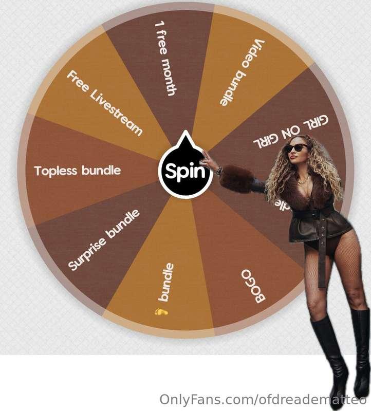 It's A GABAGOOL GIVING WHEEL from me to you 💋🦃 spin and win ..