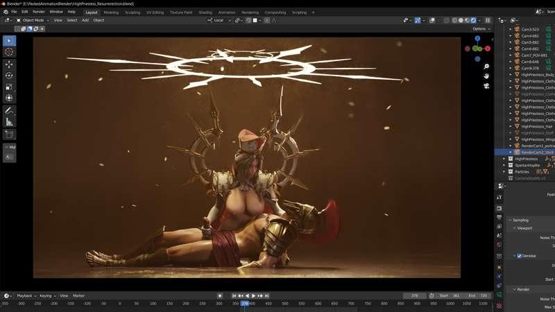 November 2023 Blender Animation Files