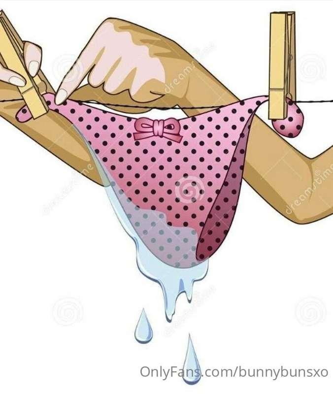 The way I'll hang my panties today. 🥵😈