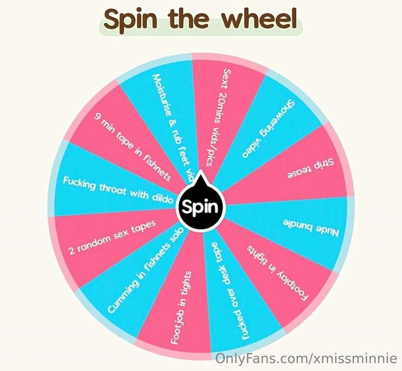SPIN THE WHEEL = $8

Win a prize every time!! Spin as many t..