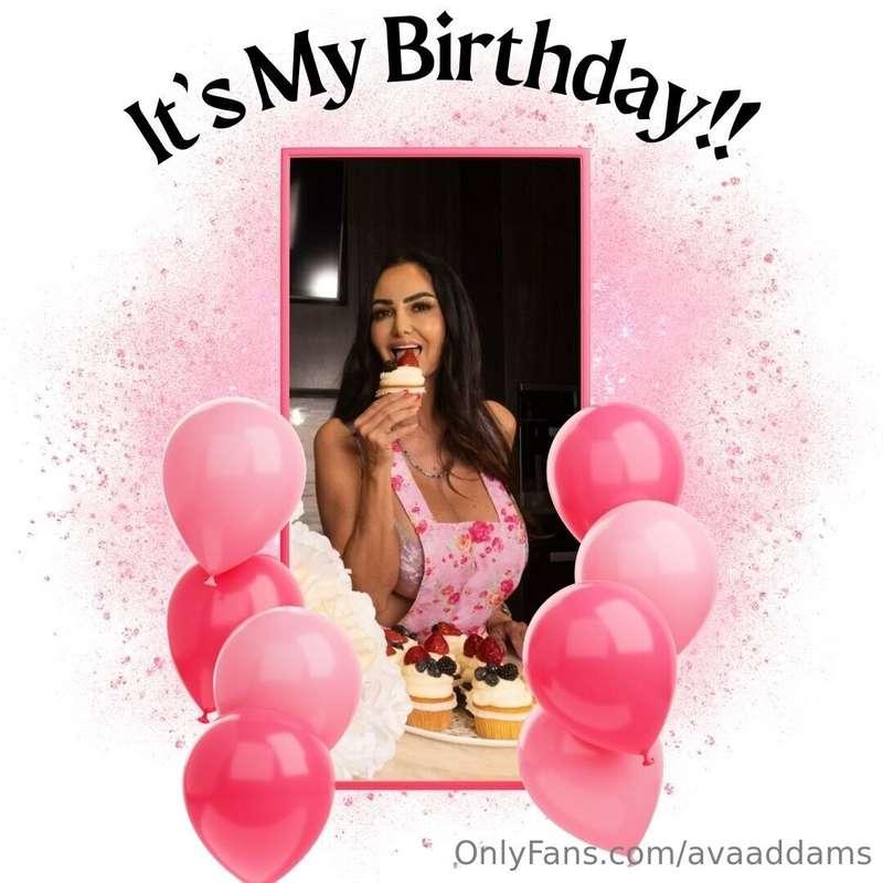 It's finally my birthday!!! Don't forget that TODAY is the l..