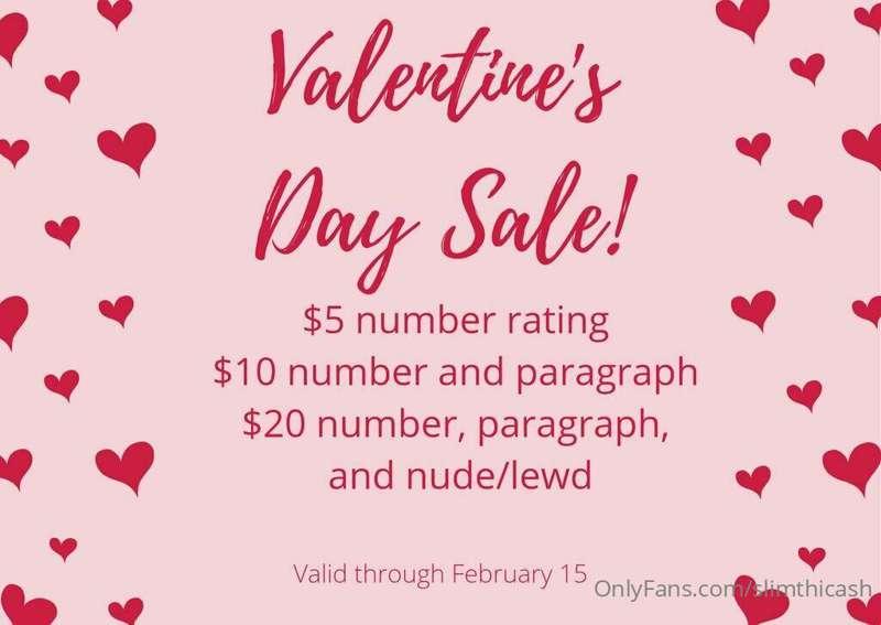 # ***Valentines Day Sale***

Group dick rates are discounted..