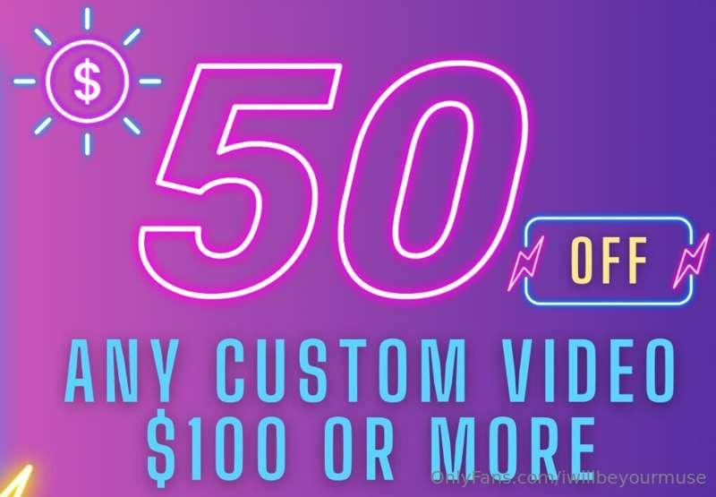 This may be the biggest sale that I've run for customs! Now ..