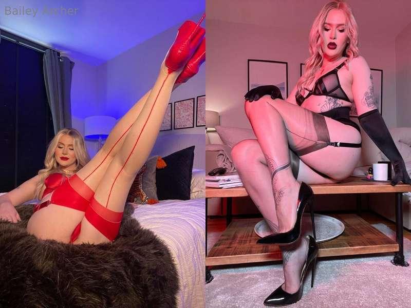 HUNG TS MILF@urprincesspea  😈 Big uncut British 🍆 ❤️STILETTO..