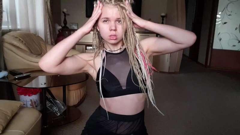 stripping girl