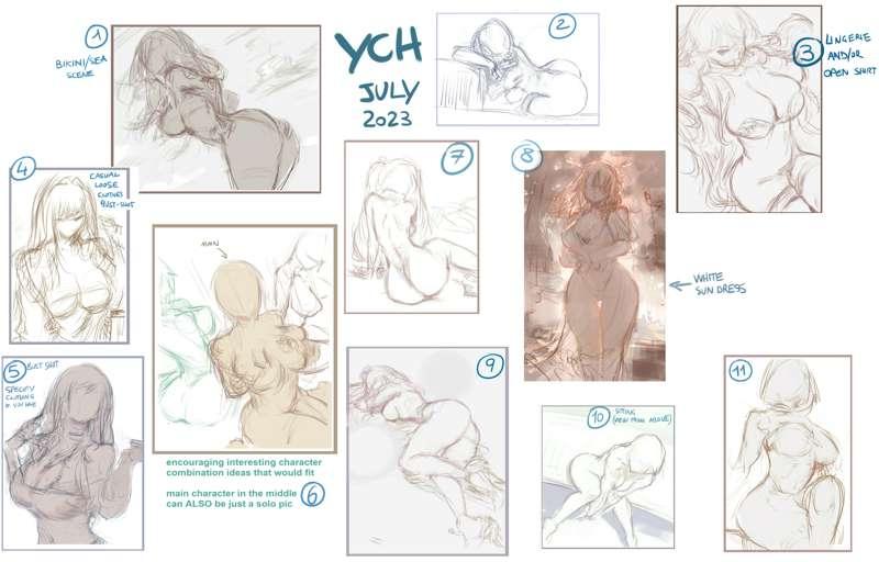 YCH options for july 2023