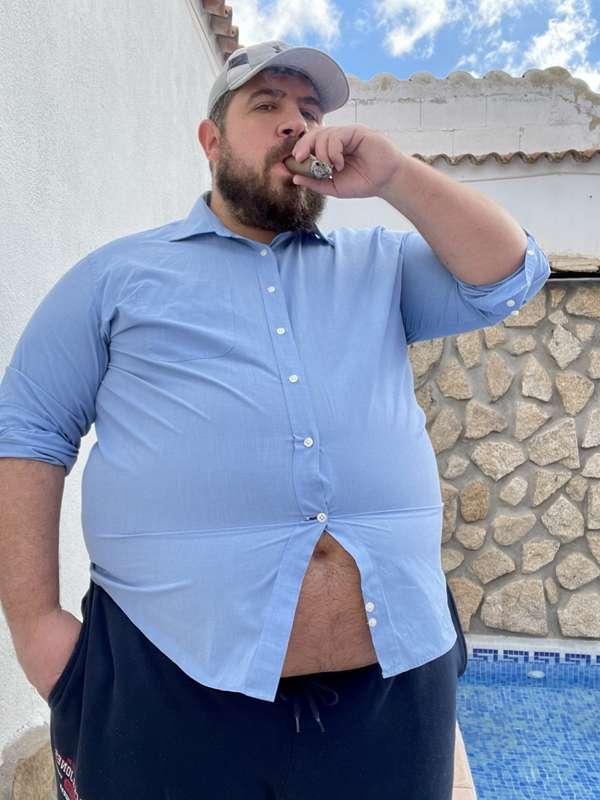 I might be outgrowing my business shirts. 