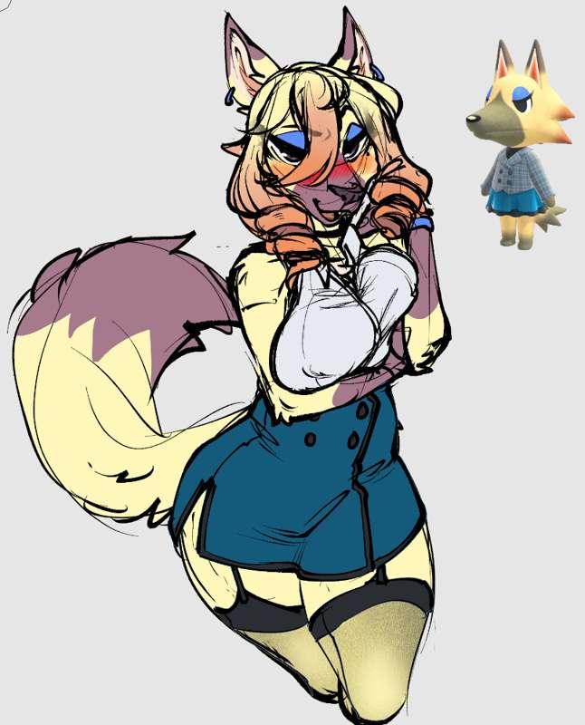 wip: Vivian ( animal crossing)