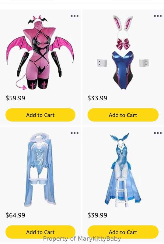 bunches of new cosplays, sexy pieces, and toys on my Amazon ..