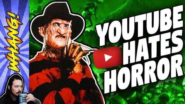 YouTube hates horror