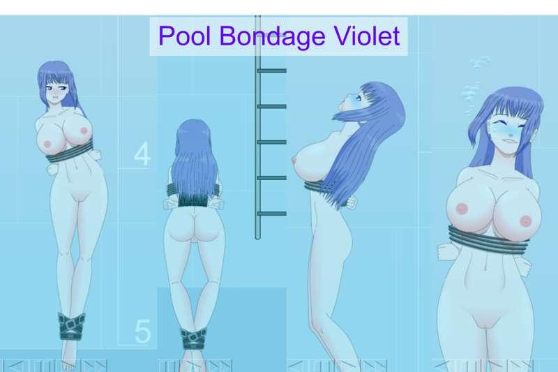 Character for Pool Bondage animation - Violet