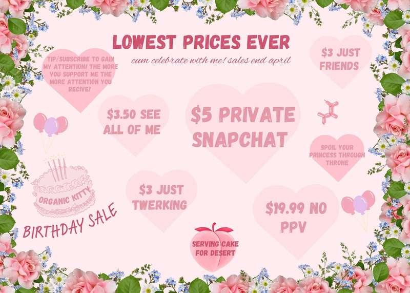 limited time birthday sales! ✨🎂