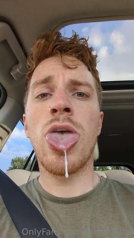 pov: you tell me what a good boy I am while I'm gagging on y..
