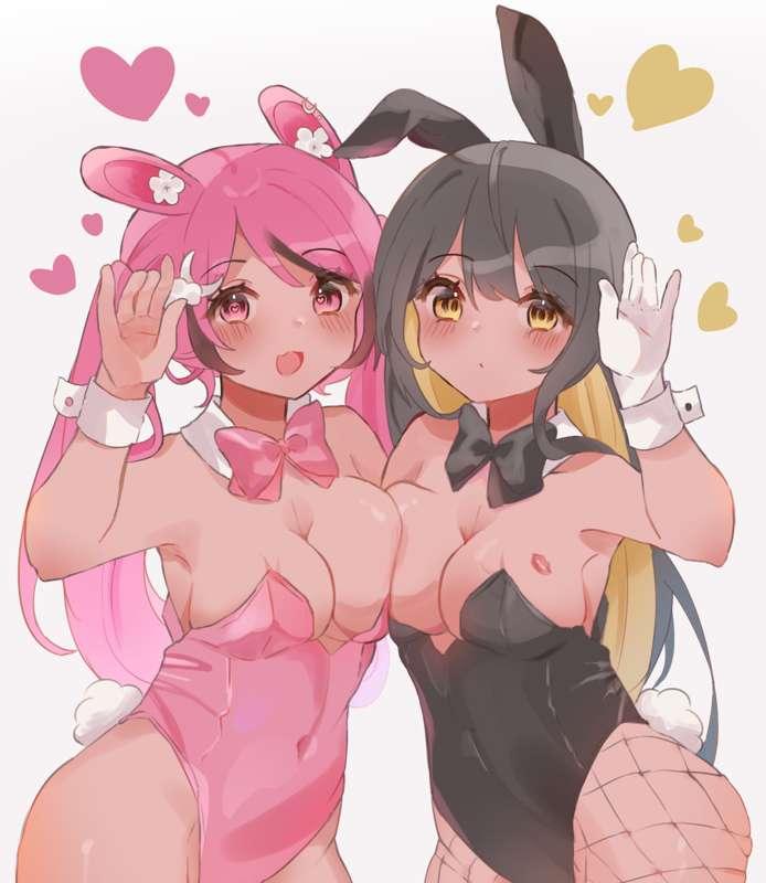 lewna x trinity bunnygirls + wallpaper 🐇
