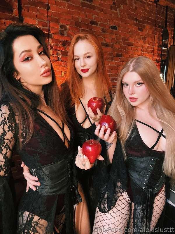 Three vampire outfits, three different ways to tempt you. Wh..