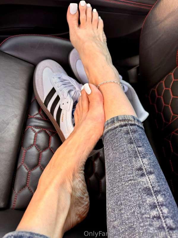 I would ask you to put your nose right between my toes and s..