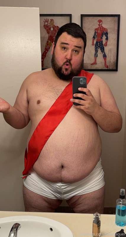 I’m working on a Cupid Costume... 😜 what do you think?