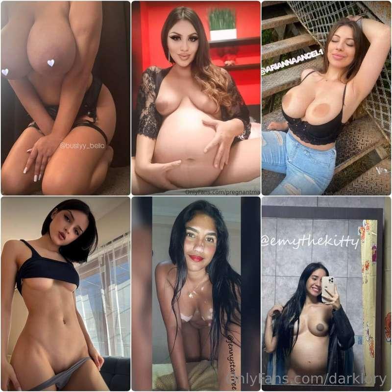 😈🍈 @bustyy_bella 🍈😈☘️ @PREGNANTMARISKA ☘️⚫️⛓️ @ariannaangel1..