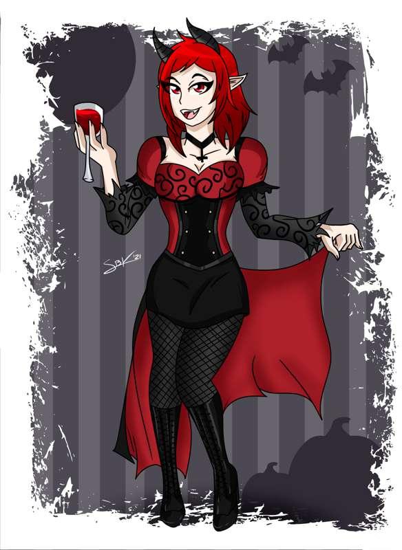 Aria (Vampire) Halloween