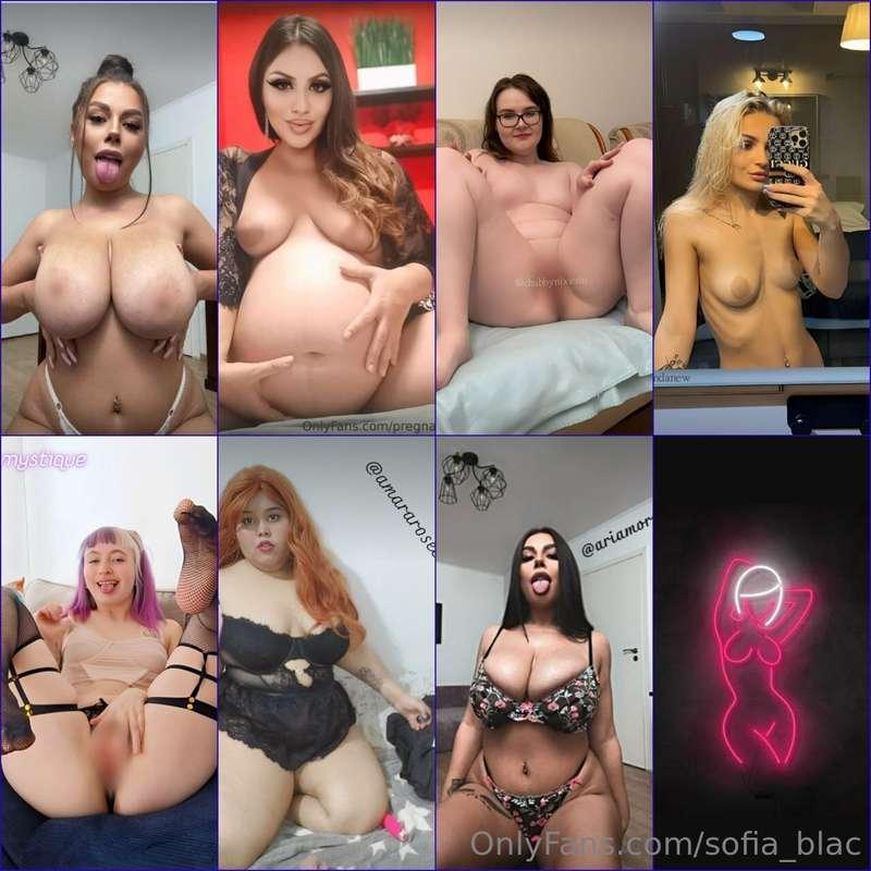 💋💋 @ariamoreu2 💋💋☘️ @PREGNANTMARISKA ☘️😈💦 @chubbynixiesin 💦😈..