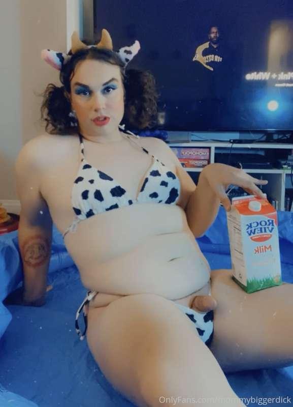 i wanna do more cow stuff i looked so cute :3