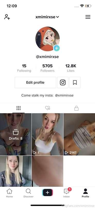 Just uploaded on tiktok! Come & support me ❤️❤️❤️