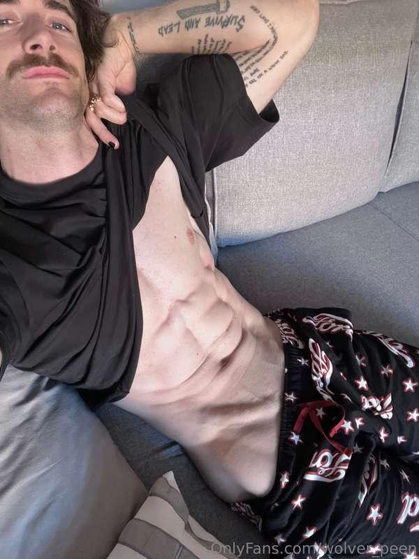 I lifted my shirt just a little bit. Imagine what would happ..