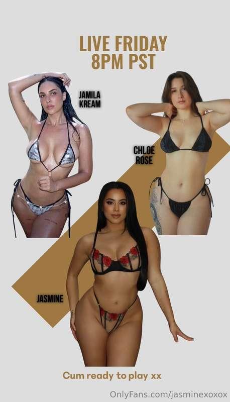 3SUM 😛💦 Cum play with us tomoro 8pm pst 🎥We are horny af on ..