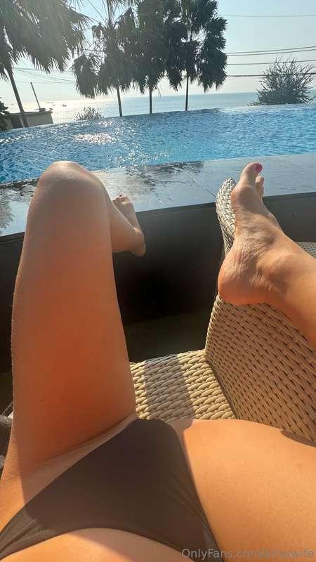 Feeling the warm rays of the sun caressing my skin, I bask i..