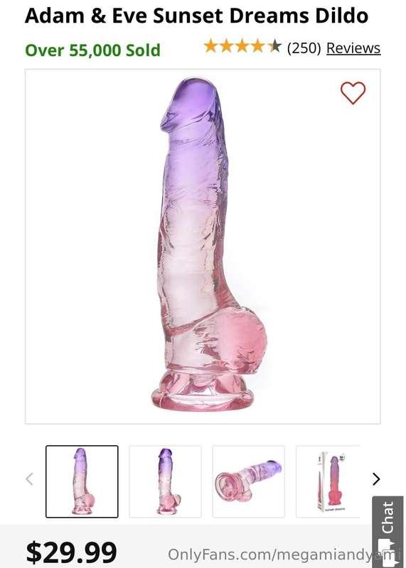 Glow in the dark dildo secured. A black dildo also secured😩 ..