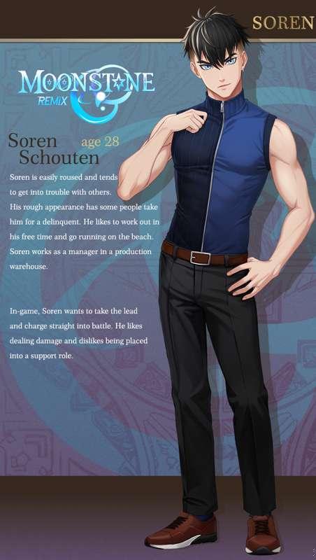 Moonstone Remix: male main character