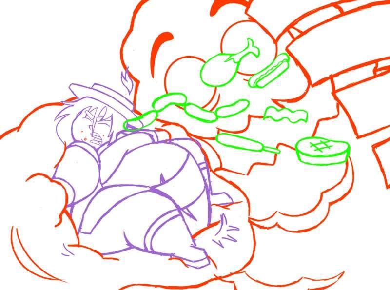(Sketch!) I can never think of the titles early...