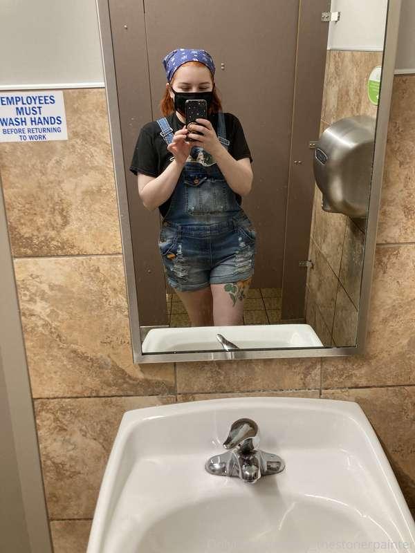 Outfit from today! Do you see the rainbow heart pin from my ..