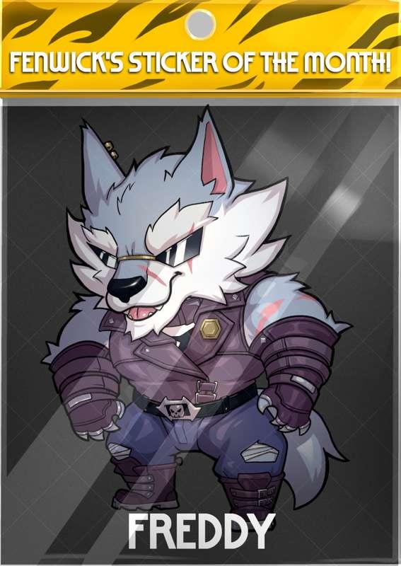 Sticker of the Month: Freddy!