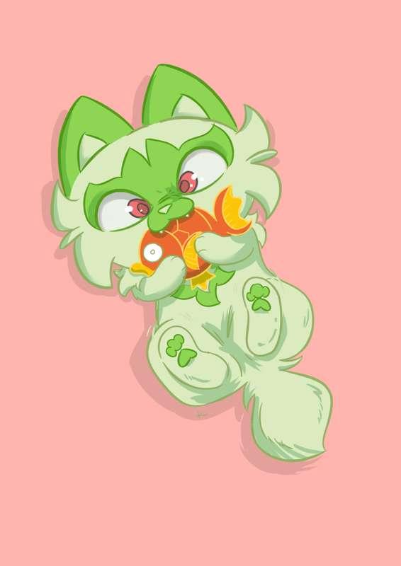 Sprigatito Coloured 