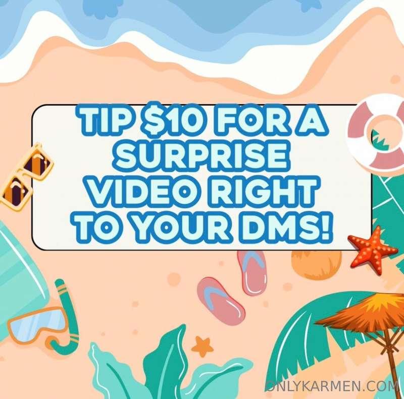 🍀 FIRST TWO FANS TO TIP $10 GETS A SURPRISE VIDEO IMMEDIATEL..