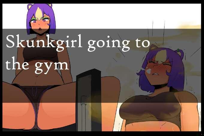 Request: Sweaty Skunkgirl gym farts