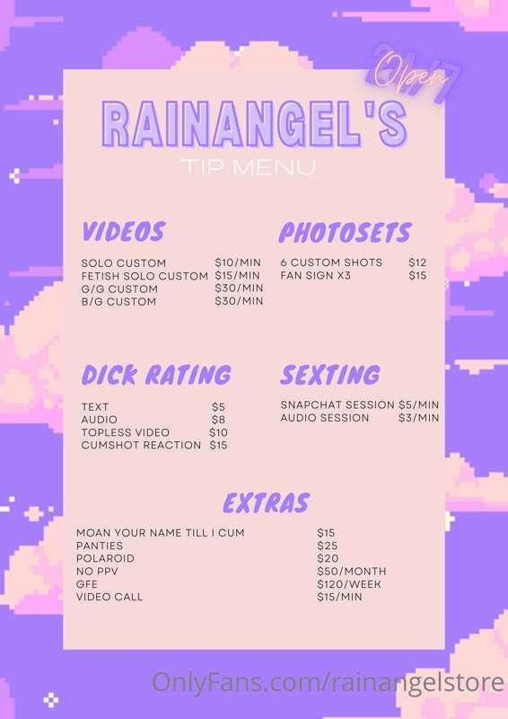 Brand new tip menu!
