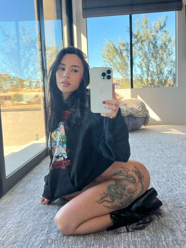 No pants = easy access