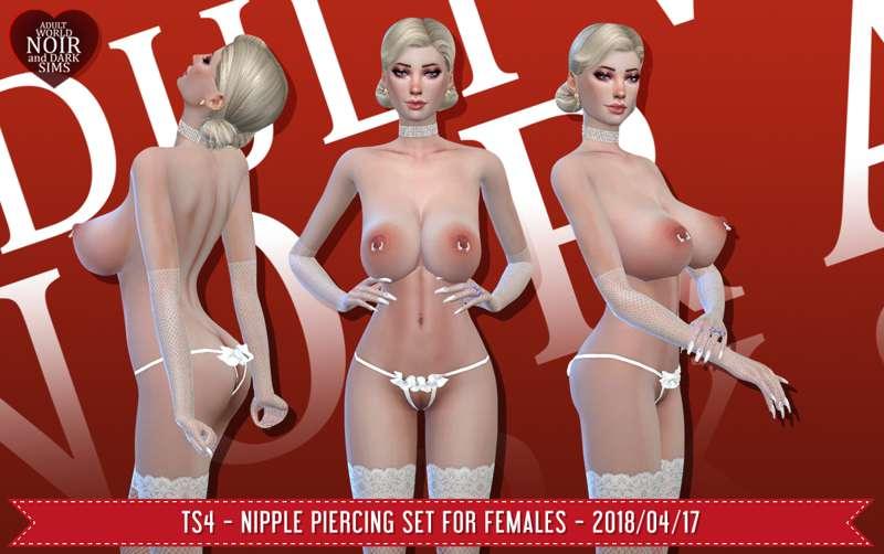 TS4 - Nipple Piercing Set for Females - 2019-04-17