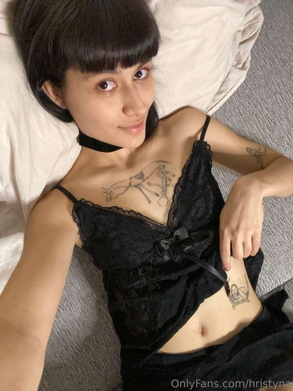 I really do love wearing black. It’s like my mood — a little..