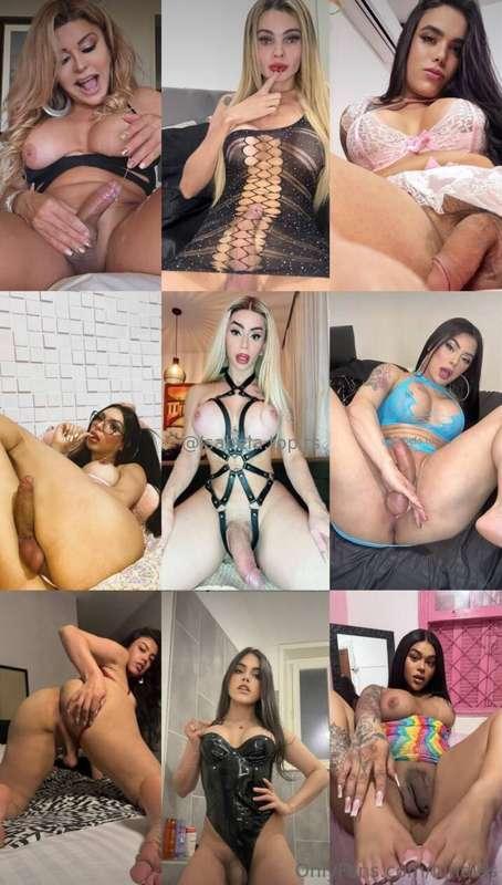 ALL YOUR FAV TRANS GIRLS 😈👇🏼💦 ALL FREE SLUTTY AND HORNY 💦👇🏼@..