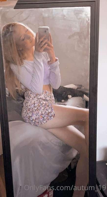 is this skirt too short😏🤪