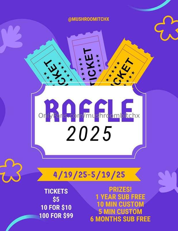 The 2025 raffle is here!!
