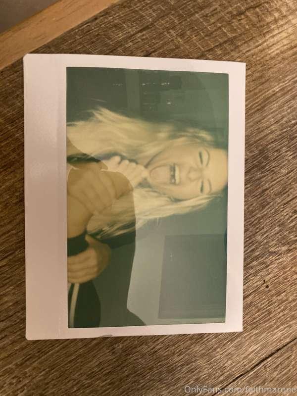 found an old polaroid🙈😅