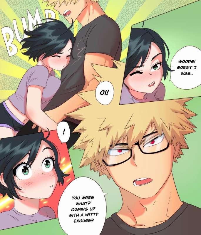Just me fucking around and Bakugo wearing glasses 🧐 