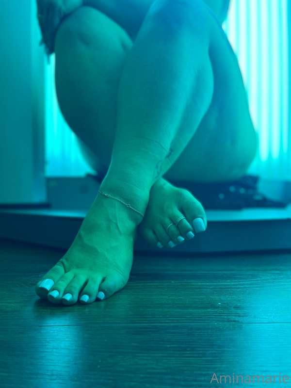 After working out feet