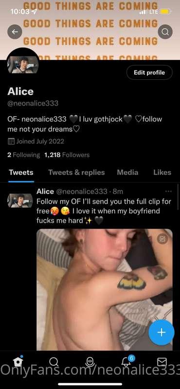 I made a Twitter not that long ago🖤🖤 follow for content upda..