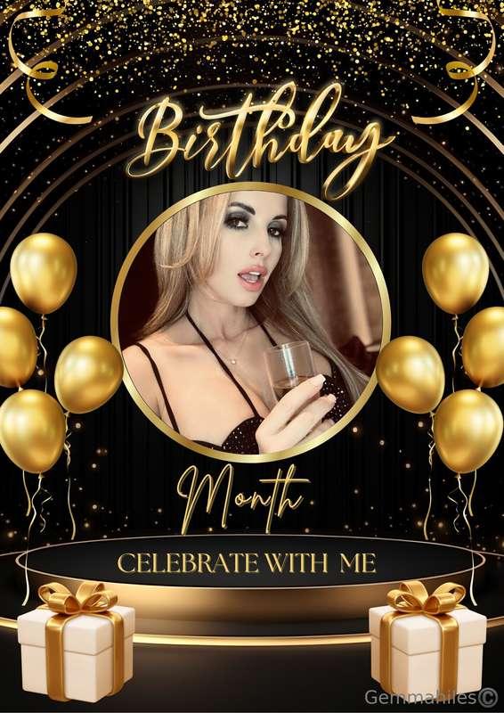 IT'S MY BIRTHMONTHCelebrate with me!Ready to get naughty wit..